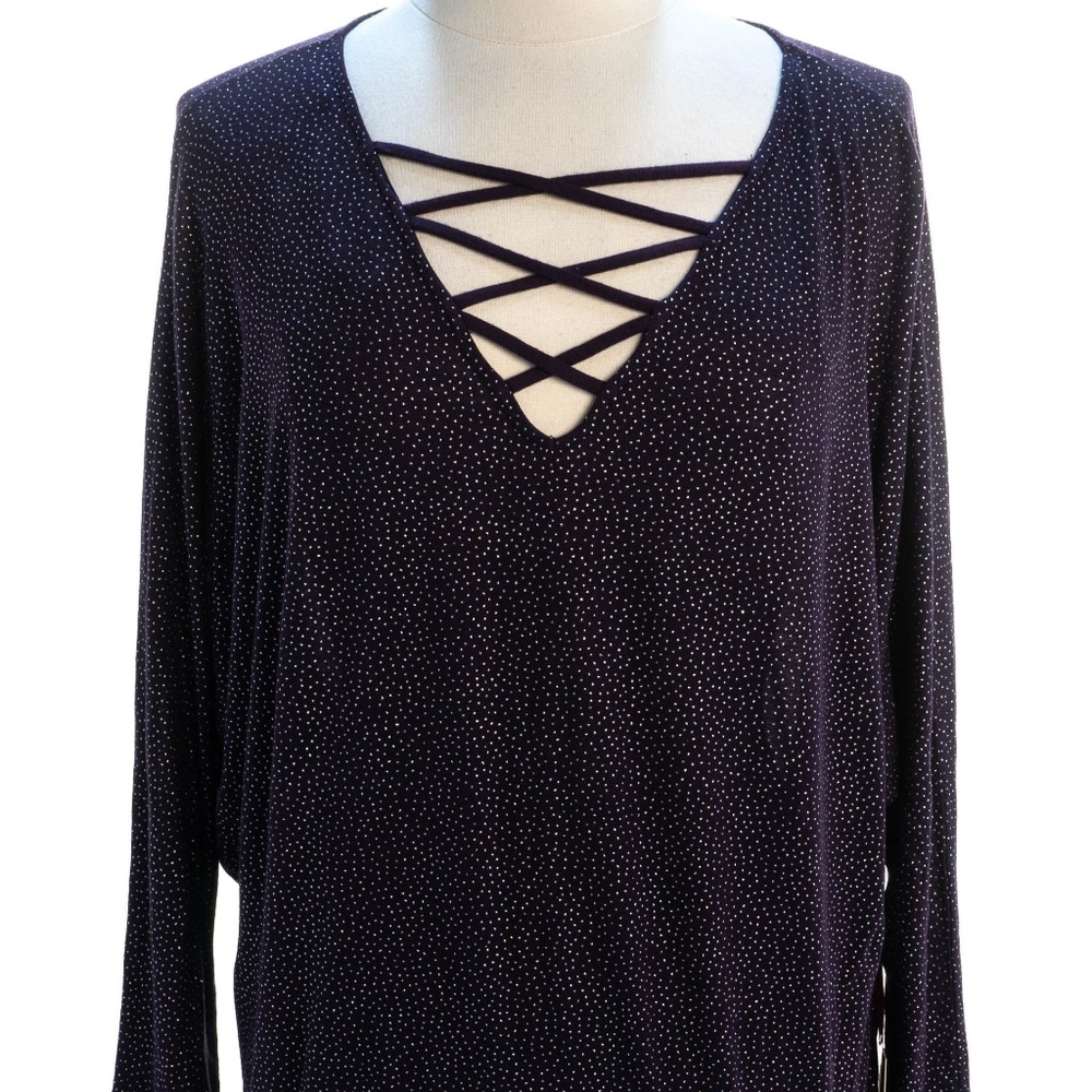 Jennifer Lopez shimmering top size M